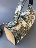 Сумка кожаная с деревянными вставками